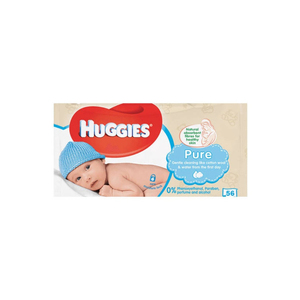 Lingettes hydratantes douces, sans alcool, Huggies Pure et adaptées aux nouveau-nés et aux nourrissons - Product Image 3
