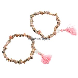 7 magnifiques bracelets de yoga en éclats de rhodonite pour l'équilibre et la méditation - Product Image 4