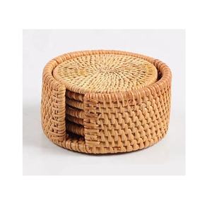 Posavasos de ratán superventas de Vietnam, placas Base de taza para el hogar, banquete de boda, decoración hecha a mano - Product Image 3