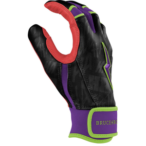 Guantes de Bateo de Béisbol Profesionales Bruce Bolt de Calidad Superior, Cuero Dividido Premium, Antideslizantes, Diseño de Logotipo Personalizado, para Infield - Product Image 4