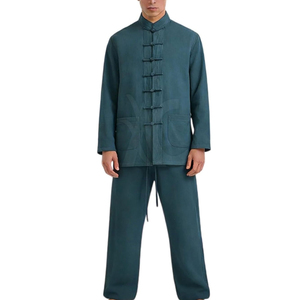 Uniforme de Kung Fu de qualité professionnelle avec coutures renforcées et matériau souple pour une utilisation durable - Product Image 1