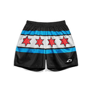 Pantalones Cortos de Baloncesto Transpirables de Malla, Sublimados, Estilo Urbano, Casuales, para Entrenamiento Atlético, Personalizables, Producción al por Mayor - Product Image 1