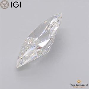 Diamante Suelto de 4.02 Quilates, Cultivado en Laboratorio CVD, Forma Marquise, Color F, VVS2, 15.26 MM, Certificado IGI y para Joyería Única - Product Image 3