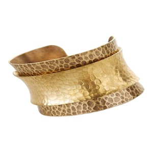 Pulseras de muñeca de latón chapadas en oro delicadas de uso diario para damas populares a la venta Brazaletes de moda atractivos - Product Image 3
