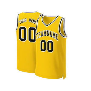 Maillots de basket-ball personnalisés pour hommes Chemises cousues ou imprimées Nom personnalisé Numéro Logo - Product Image 3