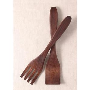 Ensemble de saladiers en bois faits à la main classiques pour la cuisine à domicile, écologiques, lavables au lave-vaisselle, excellent cadeau - Product Image 1