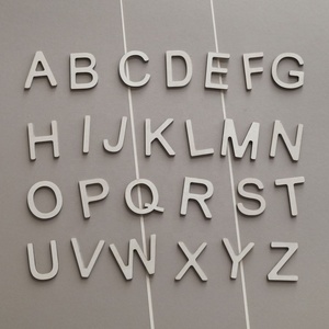 Décoration murale rustique en bois personnalisée, lettres de l'alphabet polies, durables, écologiques, pour la maison et le bureau - Product Image 3