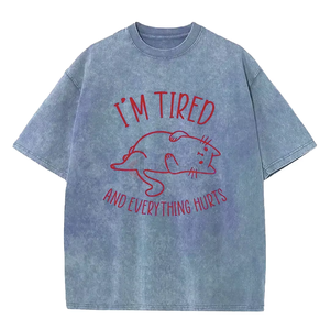 Camiseta Extra Grande con Logotipo Personalizado OEM para Hombre, Estilo Vintage, Lavado Ácido, Impresión DTG, Gráfico Negro, Algodón, Fabricante - Product Image 3