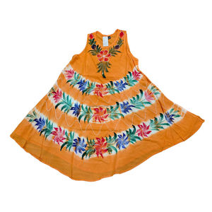 white christmas dresses Handcrafted Purple Slub Cotton Beadwork Umbrella Dress main image 0
