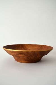 Ensemble de bols de service en bois naturel de haute qualité, faits à la main, design personnalisé, bols à salade écologiques pour les fêtes et la maison, style indien - Product Image 5