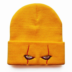 OEM Unisex Winter Ski Hat with 3D Embroidery Logo Custom Beanie Sports Casual Travel Cuffless <b>Brimless</b> Keep Warm Knitted <b>Caps</b> - Product Image 3