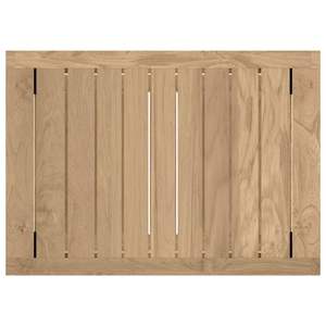 โต๊ะข้างห้องน้ำไม้สักธรรมชาติ 19.7x13.8x17.7 นิ้ว - Product Image 5