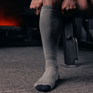Custom Knee High Powerlifting <b>Socks</b> Weightlifting <b>Deadlift</b> Sports <b>Socks</b> Long Gym Training <b>Socks</b> Men's OEM Wholesale - Product Image 2