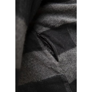 Chemise en flanelle pour homme, style workwear, polyester/coton, motif uni, doublée, col montant, formelle, pour les acheteurs en gros d'usines OEM, collection printemps - Product Image 2