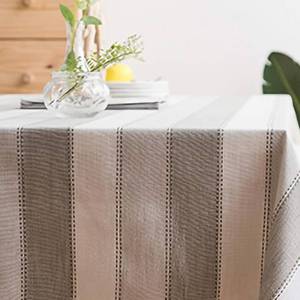 Premium Cotton Embroidered <b>Table</b> <b>Cloth</b> Elegant Solid Color Dining <b>Table</b> Cover for Hotel Restaurant Wedding Party Decoration - Product Image 3