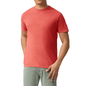 Camiseta de Algodón Grueso de Primera Calidad, 250, 280, 320 g, para Hombre, con Estampado Personalizado, Cuello Redondo, Lisa, Talla Grande - Product Image 6