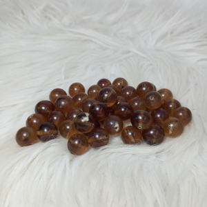 คริสตัลรักษาอัญมณีรูปลูกปัดสีเหลืองขนาด12มม. ทำจากหินอัญมณีธรรมชาติขนาด12มม. - Product Image 1