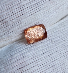 Pierre de soleil d'Oregon orange cuivrée de qualité supérieure naturelle | 6X8 à 10X12MM, taille facetée, toutes formes et tailles, disponible à prix de gros. - Product Image 4