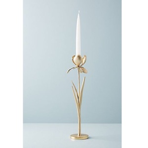 Support à bougie en laiton Golden Tulip, décoration d'intérieur, porte-bougie en métal durable - Product Image 1