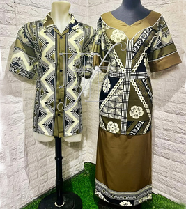 Tenues de couple, robe polynésienne à imprimé floral, Samoa Puletasi, chemise hawaïenne, robes Aloha Island - Product Image 4