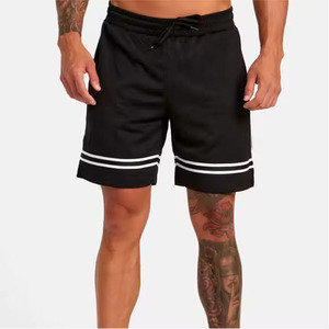 Summer Streetwear Breathable Drawstrings Quick Dry Blank <b>Shorts</b> Custom Nylon Spandex Sublimation Printing <b>Men</b> Mesh <b>Shorts</b> - Product Image 2