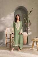 Collection Hiver Originale 2026 OEM Salwar Kameez Indien et Pakistanais pour Femmes, Robes Décontractées 3 Pièces Couleur Unie Personnalisées