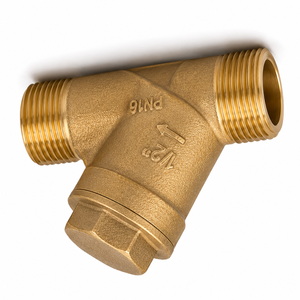 Clapet anti-retour à ressort en bronze de 1/2 pouce, pièces de service en acier inoxydable AISI 410, filetage mâle BSP - Product Image 4