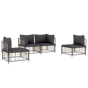 Conjunto de Muebles de Jardín Color Antracita - Product Image 3