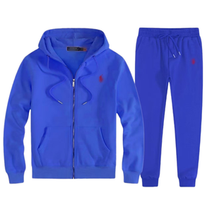 Ensemble de survêtement de printemps pour hommes avec logo personnalisé, ensemble de jogging deux pièces à faible MOQ, veste respirante et pantalon de jogging 100 % coton - Product Image 1