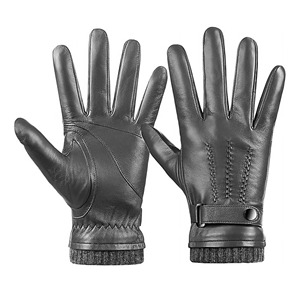 Classic Genuine Leather Winter <b>Gloves</b> Warm Insulated Cold Weather <b>Gloves</b> for Outdoor Activities Driving - Product Image 4