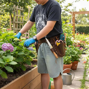 Cinturón de herramientas de cuero hecho a mano para floristas, proveedor mayorista de cinturones de herramientas de cuero de alta calidad para floristas a un precio razonable. - Product Image 2