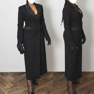 Blazer de Mujer de Último Diseño, Color Sólido, Manga Larga, Botón Único, Blazers de Oficina para Damas, Traje de Mujer, Chaquetas de Negocios para Mujer - Product Image 1