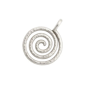 Collar Espiral de Plata de Ley 925 Hecho a Mano, Estilo Bohemio, Joyería Minimalista, Regalo de Cumpleaños para Mujer - Product Image 1