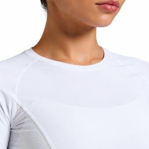 Chemise de compression à manches longues pour femmes, confort premium, coupe ajustée, tissu extensible doux, séchage rapide, style actif, mouvement flexible, qualité supérieure - Product Image 4