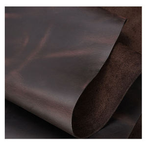 Cow Hides Cattle 100% Nature Real Oil Leather Material Wholesale Full Grain Handbag Bag Cowhide Genuine Leather Manufacture - Product Image 4