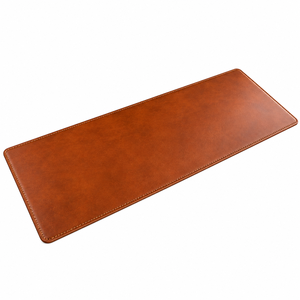 Alfombrilla de Escritorio de Cuero en Color Bronceado con Grosor de 1.6 mm y Opción de Logotipo Personalizado para Cubrir Teclado y Ratón, Suministro al por Mayor - Product Image 1