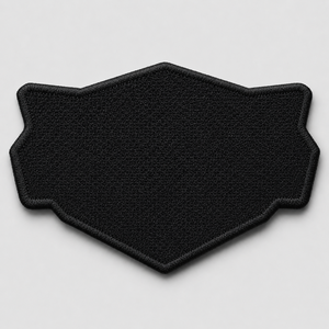 Oxytag Sports Embroidery Patch Sew-On Irregular Shape <b>Black</b> Nonwoven Felt <b>Cloth</b> Decorative Badge Wholesale Rate OEM Custom - Product Image 3