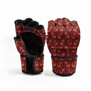 Guantes de Sparring con Diseño Personalizado Impreso en Toda la Superficie, Equipo de Protección de Medio Dedo para Artes Marciales, Boxeo, BJJ NO GI - Product Image 2
