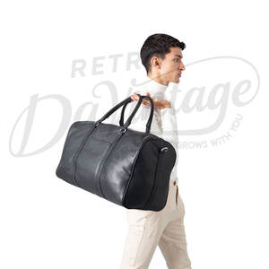 Bolsa de Viaje de Cuero Genuino Premium, Bolsa de Fin de Semana de Gran Capacidad, Bolsa de Mano para Viajes Cortos con Correa para el Hombro - Product Image 1