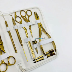 Pince à cheveux multifonctionnelle professionnelle I-Tip et Flat Tip en acier inoxydable avec logo personnalisé pour kit d'outils d'extension capillaire à micro-anneaux - Product Image 4