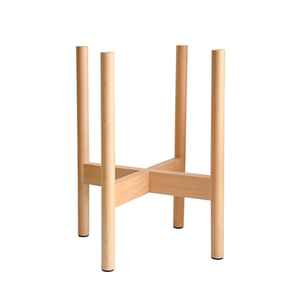 Support pliable en bois pour plantes, support portable pour plantes d'intérieur et d'extérieur, support pour pot de fleurs, étagère de présentation pour la maison, le balcon et le jardin - Product Image 2