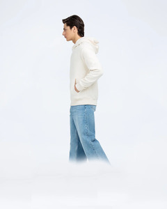 Nouvel Arrivage – Sweat à Capuche Blanc Confortable et Tendance pour Homme – Fournisseur de Vêtements Streetwear de Mode en Gros - Product Image 1