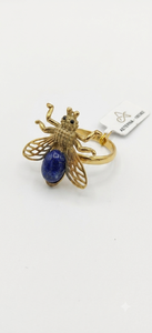 Gold Tone <b>Bee</b> Crystal Insect Brass Alloy Brooch Engagement Party Wedding Unisex Daily Wear <b>Gift</b> - Product Image 1