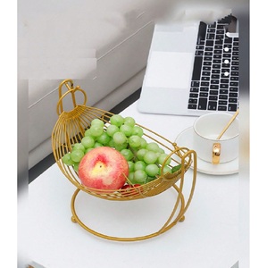 Panier à fruits en métal noir très résistant et durable, construction robuste, accessoire de cuisine pour l'organisation quotidienne des produits - Product Image 5