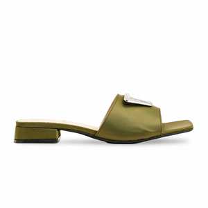Olive Ladies Formal FR8374 Slipper Elegant <b>Slides</b> for Comfortable Footwear - Product Image 4
