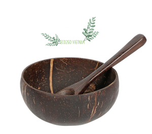 Natural Coconut Shell Bowl - Eco-Conscious Plant Based Smoothie Salad Bowls Kitchen Supplies From Eco2go Vietnam - Product Image 2