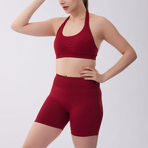 Vêtements de sport, vêtements de gym, vêtements de yoga, ensemble de soutien-gorge de sport, ensemble de pantalon taille haute, vêtements de yoga fitness pour femmes - Product Image 2