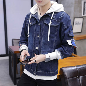 OEM Men's Streetwear Workwear Denim <b>Jacket</b>-Eco-Friendly Casual <b>Travel</b> <b>Jacket</b> with Soft 100% Cotton Fabric - Product Image 1