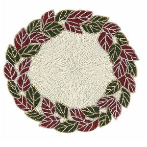 Mantel Redondo Moderno Hecho a Mano con Cuentas de Vidrio Antideslizante para Decoración de Mesa de Comedor para Bodas y Fiestas en el Hogar - Product Image 6