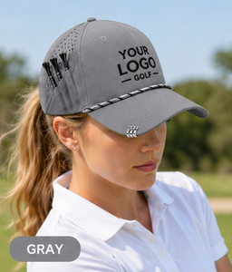 Sporty Golf <b>Hat</b> with Tee <b>Holder</b> & Rope Custom Logo Common Golf <b>Hats</b> for Men Women OEM Bulk Supplier - Product Image 2